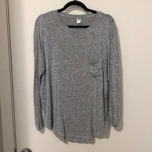 Plush-Knit Pocket Tee